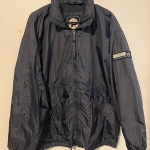 Point Zero Deep Water Gear Men’s Windbreaker Jacket Black Size M